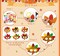 16-Piece Thanksgiving Craft Kit – Felt Turkey Masks for DIY Arts, Fall Party Favors, and Classroom Activities